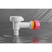 Aka Plastik Musluk Contalı ve Arkadan Vidalanabilir Vana