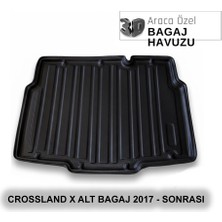 Elorcar Opel Crossland x Alt Bagaj 2017 - Sonrası 3D Bagaj Havuzu