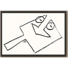 Karikatural Nezih Danyal Tipler Kişiye Özel Sertifikalı Sınırlı Fine Art Karikatür Baskı NTP00021