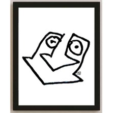 Karikatural Nezih Danyal Tipler Kişiye Özel Sertifikalı Sınırlı Fine Art Karikatür Baskı NTP00030