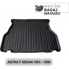 Elorcar Opel Astra F Sedan 1991 - 1998 3D Bagaj Havuzu