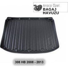 Elorcar Peugeot 308 Hb 2008 - 2013 3D Bagaj Havuzu