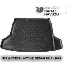 Elorcar Peugeot 508 (Access And Actıve) Sedan 2010 - 2019 3D Bagaj Havuzu