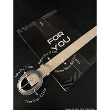 Fiori Oval Antik Tokalı Kadın Pantolon Kemeri, Ceket Kemeri, Gömlek Kemeri, Elbise Kemeri