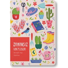 Melimelek Kaktüs Pembe Zamansız Ajanda (Sticker'lı)