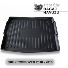 Elorcar Peugeot 3008 Crossover 2010 - 2016 3D Bagaj Havuzu