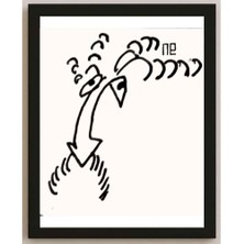 Karikatural Nezih Danyal Tipler Kişiye Özel Sertifikalı Sınırlı Fine Art Karikatür Baskı NTP00042