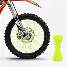 Elmas Motor Motosiklet Jant Pipeti Neon Sarı 72 Adet