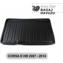 Elorcar Opel Corsa D 2007 - 2014 3D Bagaj Havuzu