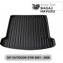 Elorcar Peugeot 307 Outdoor Stw 2001 - 2008 3D Bagaj Havuzu