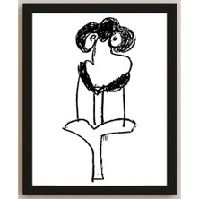 Karikatural Nezih Danyal Tipler Kişiye Özel Sertifikalı Sınırlı Fine Art Karikatür Baskı NTP00018