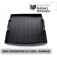 Elorcar Peugeot 3008 Crossover Alt Bagaj 2024 - Sonrası 3D Bagaj Havuzu