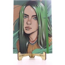 Marsilyan Lastikli Çizgisiz Sert Kapak Bellie Eilish Defter