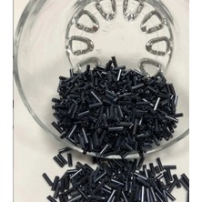 Boncukcu Abla Boru Boncuk 6 mm Lacivert (50 Gram)