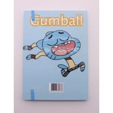Marsilyan Lastikli Noktalı Sert Kapak Darwin ve Gumball Defter