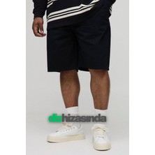 Vladivosto Lastikli Bel Pamuklu Şort Derin Cepli S–12 Xl Büyük Beden Rahat Kesim