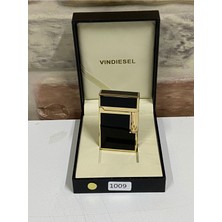 Düz Siyah ve Sarı Renkli Gazlı Kişiye Özel Çakmak