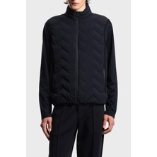 Emporio Armani Regular Fit Logolu Kapitoneli Dik Yaka Şişme Yelek Erkek Yelek EM004946 AF18499 UB118