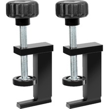 Lpzmpz 71439 T-Raylı Vidalı Mengene Sıkıştırma Kelepçesi 5/16", 2'li