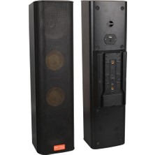 Magicvoice Mv-28 2X13 cm 40 Watt Komütatörlü Hat Trafolu Siyah Dikey Sütun Hoparlör (Tekli Paket)