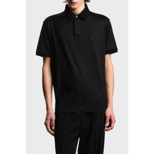 Emporio Armani Pamuk Karışımlı Regular Fit Logolu Düğmeli Polo Erkek Polo EM004588 AF10017 UC001