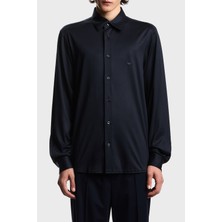 Emporio Armani Pamuklu Slim Fit Logolu Uzun Kollu Gömlek Erkek Gömlek EM004604 AF10017 UB118