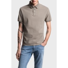 Emporio Armani Pamuklu Regular Fit Logolu Düğmeli Polo Erkek Polo EM004595 AF10762 F8219