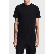 Emporio Armani Pamuklu Regular Fit Logolu Bisiklet Yaka T Shirt Erkek T Shirt EM004594 AF10762 FB413