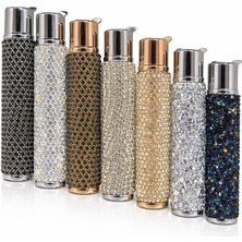 Parlak Zirkon Taşlı Şık Simli Çakmak, Elegant ve Göz Alıcı Tasarım