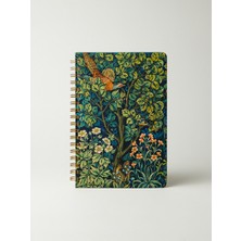 Minihol Bloma Spiralli Planlı Defter (16 x 24 Cm)