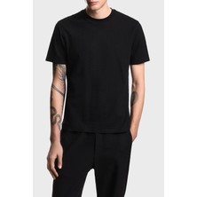 Emporio Armani Pamuklu Regular Fit Logolu Bisiklet Yaka T Shirt Erkek T Shirt EM004594 AF10762 FC293