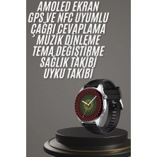 Najmaddin Yeni Nesil Akıllı Saat 1.5 Inç Amoled Ekran Çağrı Cevaplayabilen