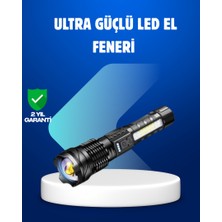 Zero Land Sptrns Güçlü LED El Feneri Şarj Edilebilir Çok Modlu