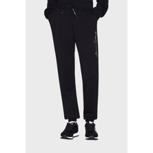 Armani Exchange Regular Fit Logo Baskılı Yüksek Bel Pantolon Bayan Pantolon XW000837 AF13397 MC021
