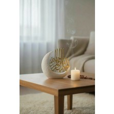 Bismillah Yazılı Ay Modeli| Dekoratif Islami Masa Üstü Obje