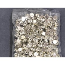 Boncukcu Abla Gümüş Rengi Metal Kasalı Dikme Beyoğlu Taşı (1 Paket) Ss 50 144 Adet