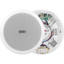 Magicvoice TPI-351 6" (16 Cm) Hat Trafolu Alçıpan/asma Tavan Tipi Hoparlör (6W Rms - Mp3 USB Uyumlu) - Beyaz