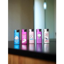 Renkli Baskılı Metal Çakmak, Koko 1800 Turbo Model, Şık ve Kullanışlı