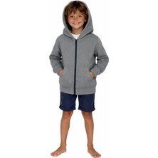 Coupon Çocuk Fermuarlı Kapüşonlu Sweatshirt