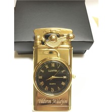 Sevgililer Gününe Özel Isim Baskılı Işıklı Metal Turbo Gazlı Çakmak