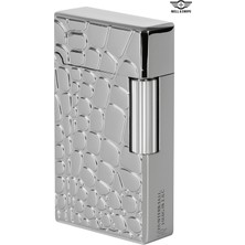 Kişiye Özel Isim Baskılı Lüks Gazlı Alevli Yan Ağız Puro Çakmağı