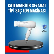 Najmaddin Çift Isı ve Hız Ayarlı Katlanabilir Saç Kurutma Makinesi