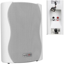 Magicvoice F-LHY5S 5.25" (13.5 Cm) Hat Trafolu Duvar Tipi Sütun Hoparlör (20W Rms / 180W Peak - Mp3 USB Uyumlu) - Beyaz