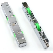 Pvc Pimapen Yeşil Sürme Çelik Çift Rulmanlı Teker (2 Adet)
