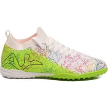 Ayk's Beyaz-Neon Yeşil Unisex Halı Saha Ayakkabısı GH-252-153 G