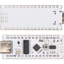 Weko Arduino Nano V3.0 Uyumlu Usb-C (Beyaz Pcb) Geliştirme Kartı