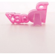 Marsilyan 2 Adet Baby Yazılı Sevimli Mini Resim Çerçevesi Pembe