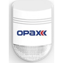 Opax Bgr-10 Kablolu 48 LED Kırmızı / Mavi / Kırmızı+Mavi Işıklı Harici Alarm Sireni V2023