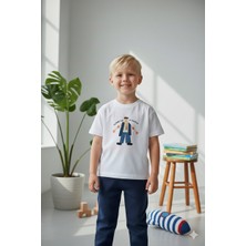 Monila Erkek Çocuk Baskılı Pamuklu Bisiklet Yaka Altüst Takım