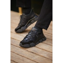 Diamon Model Ithal Taban Hakiki Kombinasyonlu Deri Sneaker Ayakkabı